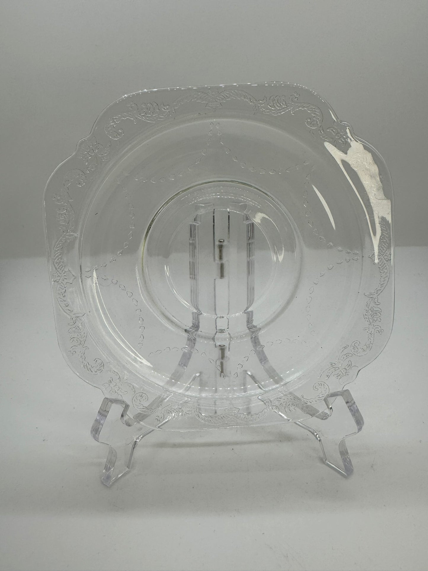 Vintage Depression Glass Plates